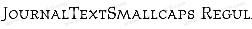 JournalTextSmallcaps Regular字体转换